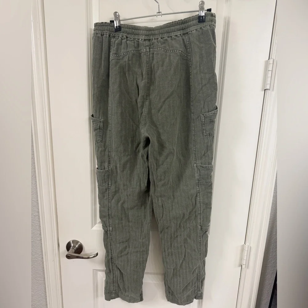 Free People Sage Green Cargo Pants